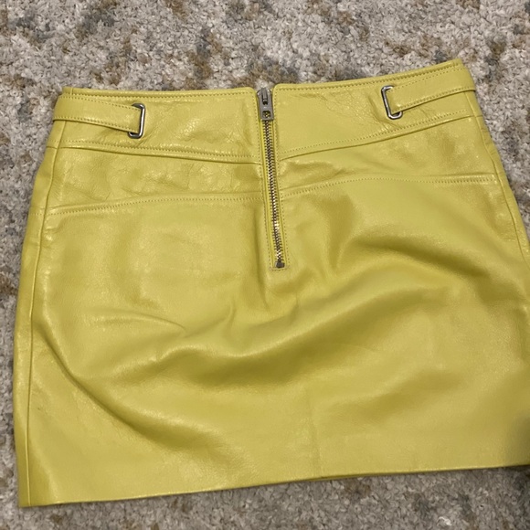 Coach leather skirt. - Picture 2 of 3